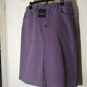 Denim skirt 12P NWT